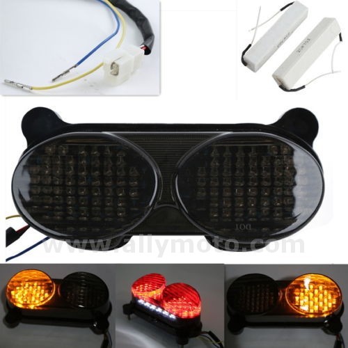 6 Led Tail Light Kawasaki Zx6R J1 - J2 G1 G2 Zzr600@3